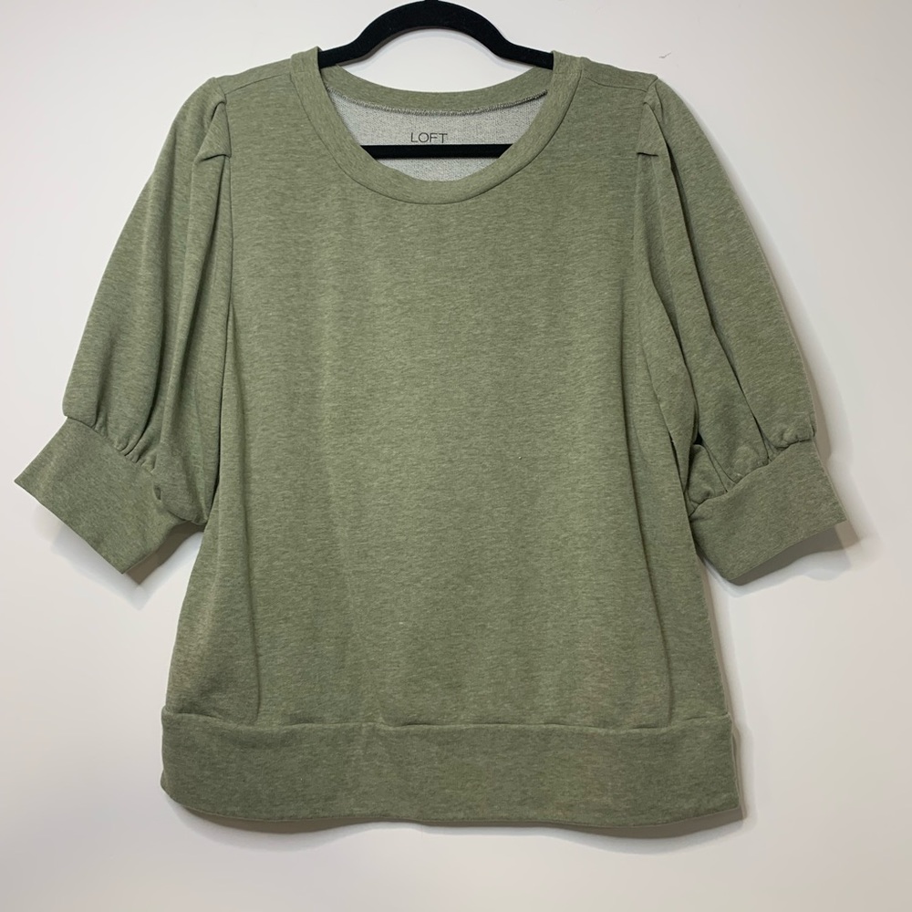 Green LOFT Outlet Sweater Top